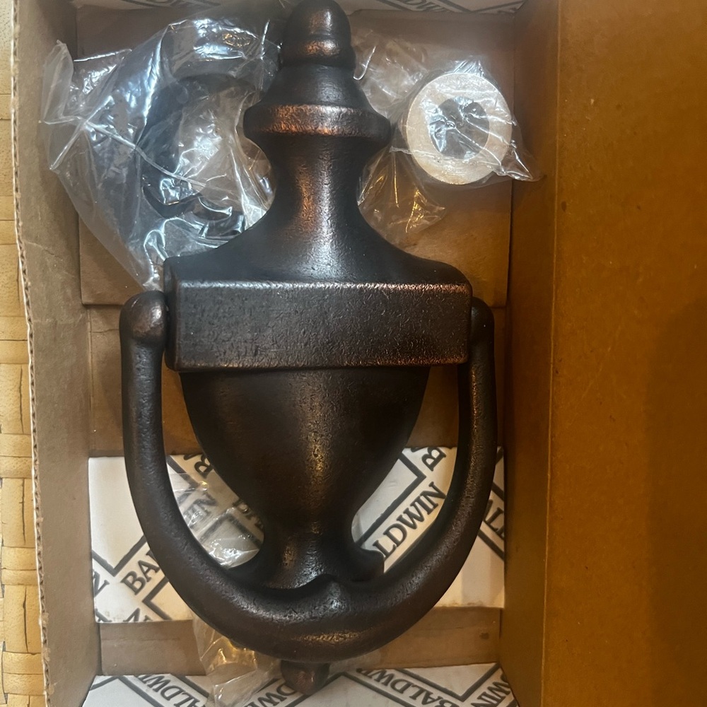 Baldwin Venetian Bronze Door Knocker NEW